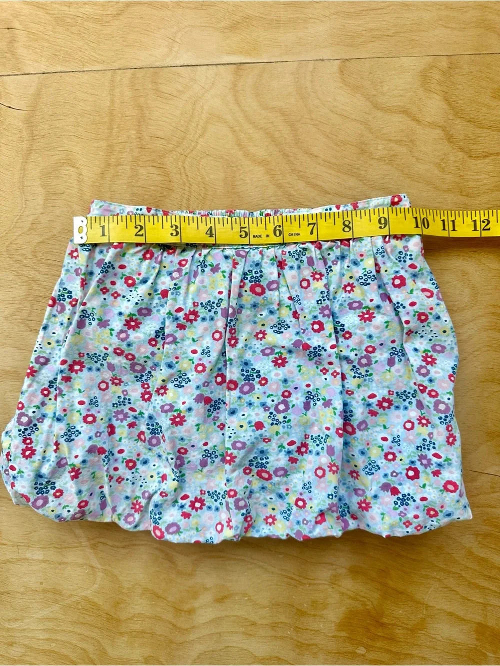 Gymboree Girls Floral Bubble Skirt Skort 3T Cottagecore Bloomers Lined